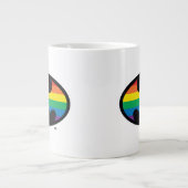 Batman Rainbow Logo Extra Grote Beker (Voorkant)