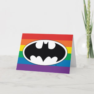 Batman Rainbow-Logo Kaart