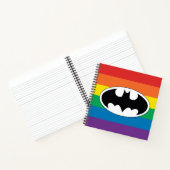 Batman Rainbow Logo Notitieboek (Binnen)