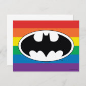 Batman Rainbow Logo Notitiekaartje (Voorkant / Achterkant)