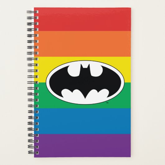 Batman Rainbow Logo Planner (Voorkant)