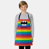 Batman Rainbow Logo Schort (Gedragen)