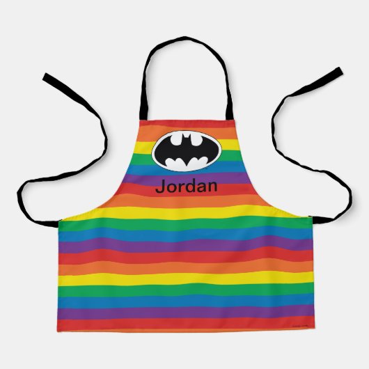 Batman Rainbow Logo Schort (Voorkant)