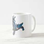 Batman Reaches Forward Koffiemok (Voorkant rechts)