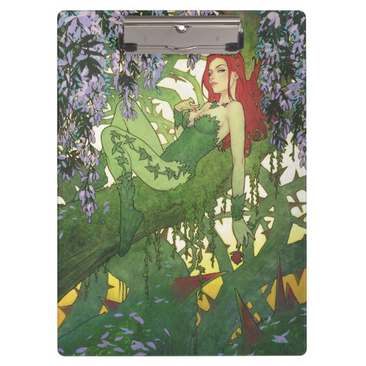 Batman Rebirth Poison Ivy Cover Illustration Klembord (Voorkant)
