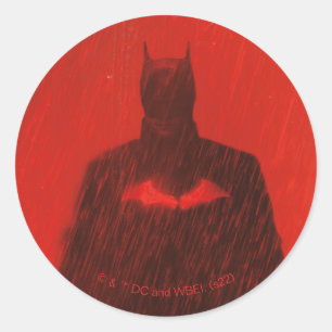 Batman Red Rain Theatrisch Poster Grafisch Ronde Sticker