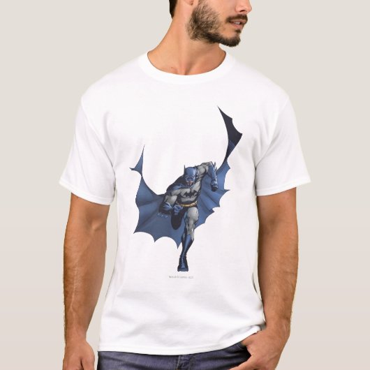 Batman rent met vliegende cape t-shirt (Voorkant)