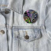 Batman - Riddler Ronde Button 5,7 Cm (In situ)