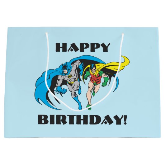 Batman & Robin Large Cadeautasje (Voorkant)