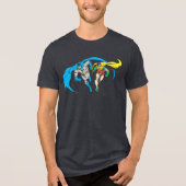 Batman & Robin Tri-Blend Shirt (Voorkant)