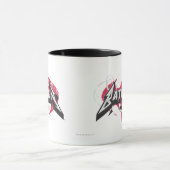 Batman | Rode en zwarte Logo Mok (Midden)