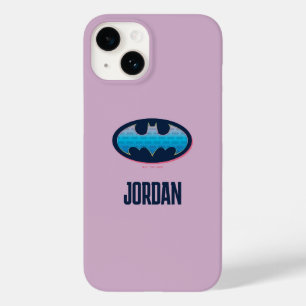Batman   Roze en blauw symbool Case-Mate iPhone 14 Hoesje