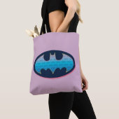 Batman | Roze en blauw symbool Draagtas (Dichtbij)