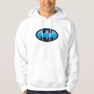 Batman Roze en blauw symbool Hoodie