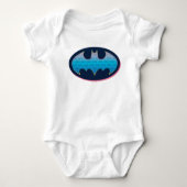 Batman | Roze en blauw symbool Romper (Voorkant)