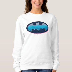 Batman Roze en blauw symbool Trui