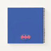 Batman | Roze poladot Logo Notitieboek (Achterkant)