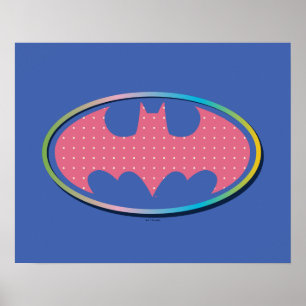 Batman   Roze poladot Logo Poster
