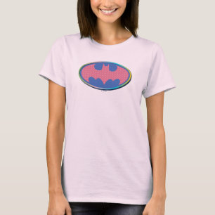 Batman Roze poladot Logo T-shirt