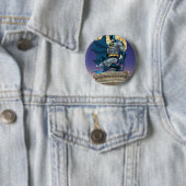 Batman-scènes - Moon Side Uitzicht Ronde Button 5,7 Cm (In situ)