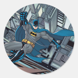 Batman-scènes - Schaalmuur Ronde Sticker