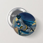 Batman Scenes - Soaring Ronde Button 5,7 Cm (Voorkant /achterkant)