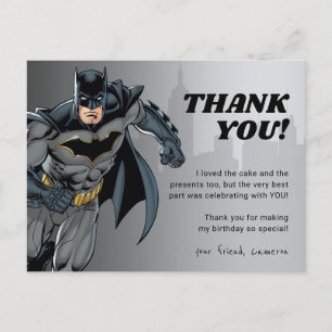 Batman   Schoolbord Gelukkige Verjaardag Dank Je Briefkaart