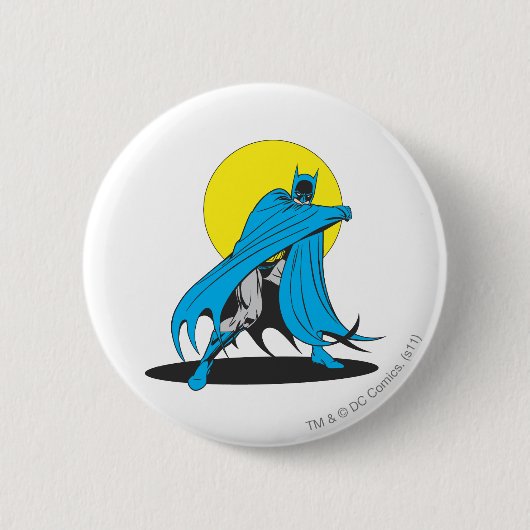 Batman Shields Himself Ronde Button 5,7 Cm (Voorkant)