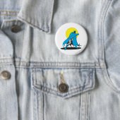 Batman Shields Himself Ronde Button 5,7 Cm (In situ)