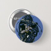 Batman Skulls/Ink Doodle 2 Ronde Button 5,7 Cm (Voorkant /achterkant)