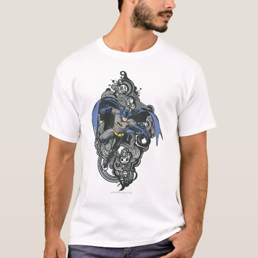 Batman Skulls/Ink Doodle 2 T-shirt (Voorkant)