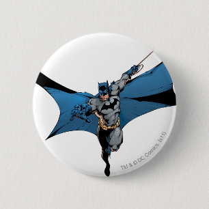 Batman springt met touw ronde button 5,7 cm