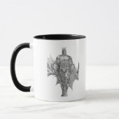Batman Standing Drawing Mok (Links)