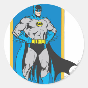 Batman Stands 2 Ronde Sticker