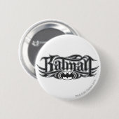 Batman | Stijlvol Logo Ronde Button 5,7 Cm (Voorkant /achterkant)