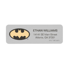 Batman Super Hero First Birthday Etiket