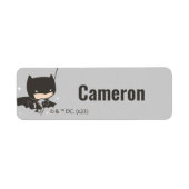 Batman Super Hero Kinderen Etiket (Voorkant)