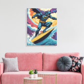 Batman Surfen Canvas Afdruk (Insitu (Woonkamer))