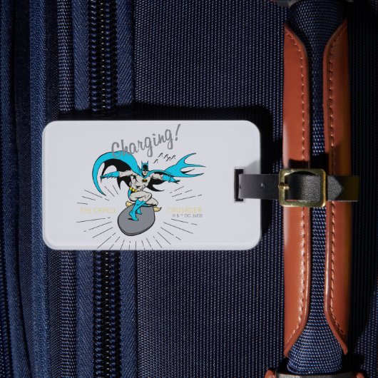 Batman Surfing - Charge! Bagagelabel (Voorkant Insitu 4)