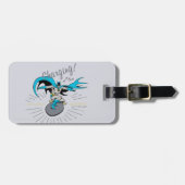 Batman Surfing - Charge! Bagagelabel (Voorkant horizontaal)