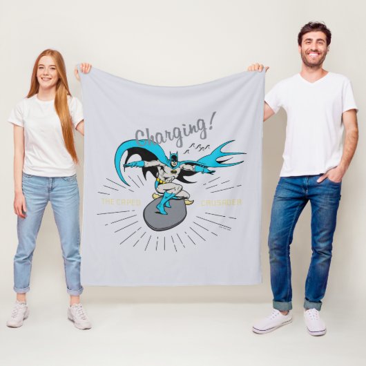 Batman Surfing - Charge! Fleece Deken (In situ)