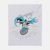 Batman Surfing - Charge! Fleece Deken (Voorkant)