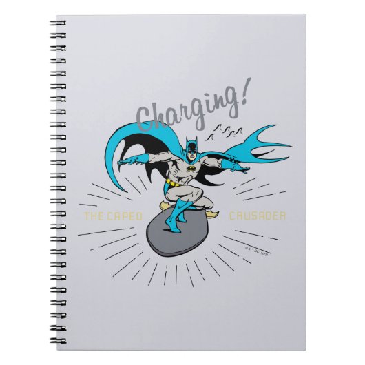 Batman Surfing - Charge! Notitieboek (Voorkant)