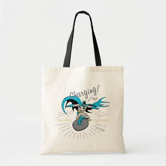 Batman Surfing - Charge! Tote Bag (Voorkant)
