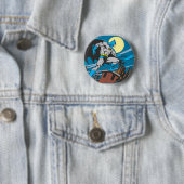 Batman Surveys City Ronde Button 5,7 Cm (In situ)