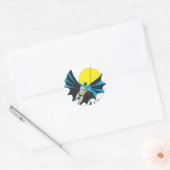 Batman Swings Ronde Sticker (Envelop)