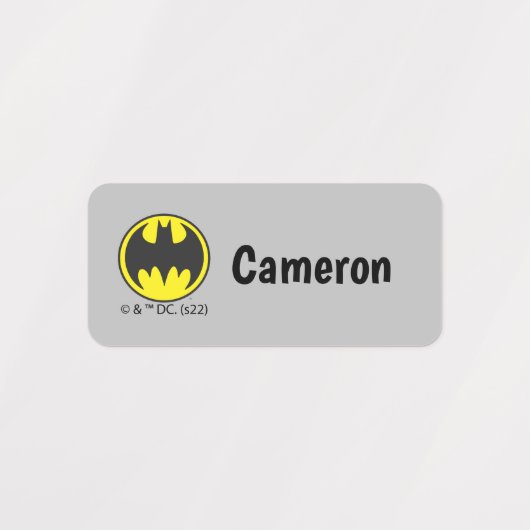 Batman Symbol | Bat Circle Logo Labels (Design 2)
