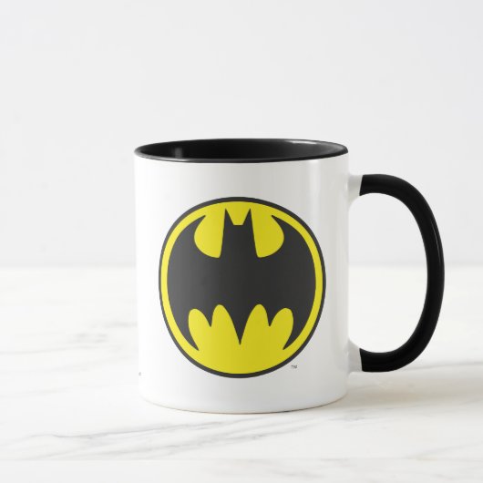 Batman Symbol | Bat Circle Logo Mok (Rechts)