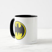 Batman Symbol | Bat Circle Logo Mok (Voorkant links)