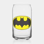 Batman Symbol | Bat Oval Logo Blikvorm Glas (Voorkant)
